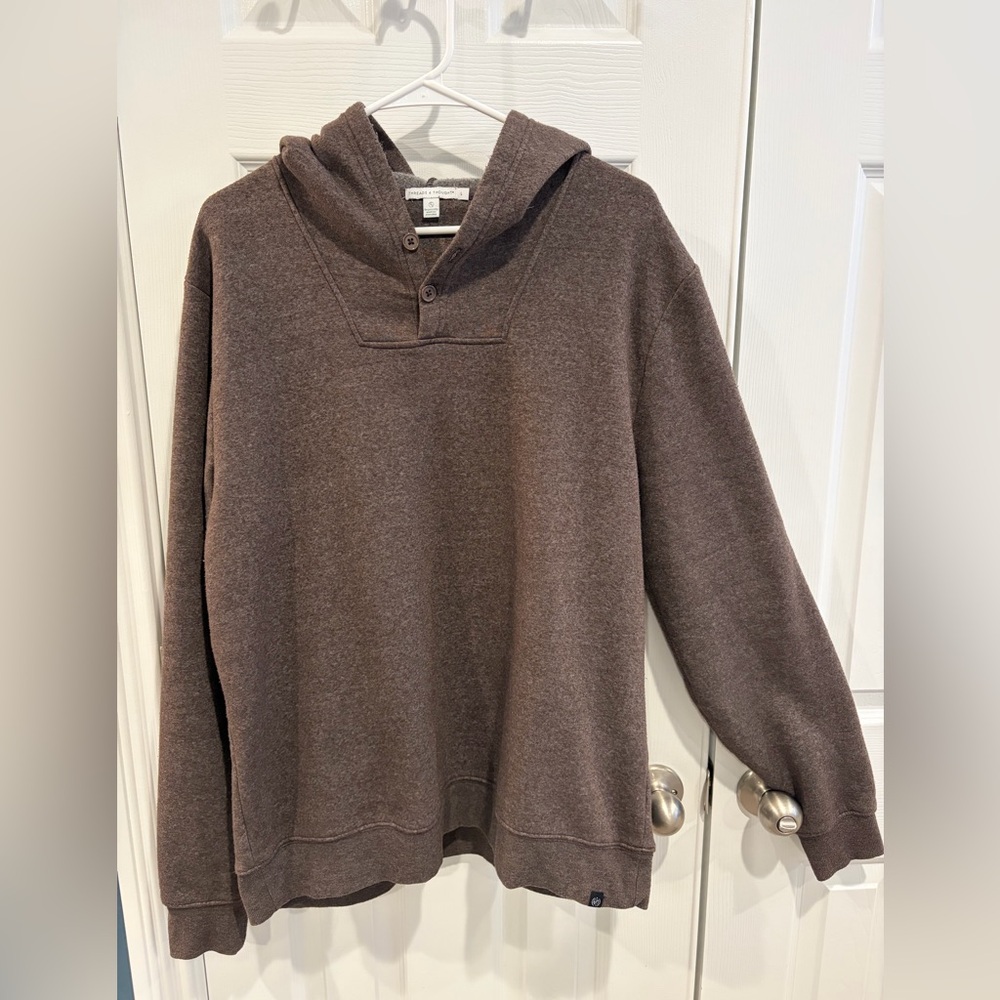 Men’s Brown Hooded Sweatshirt